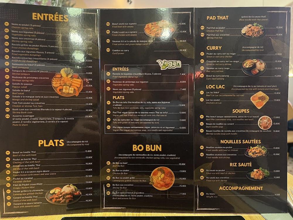 Bo'bon Paris Asian Canteen - Menu Image 1